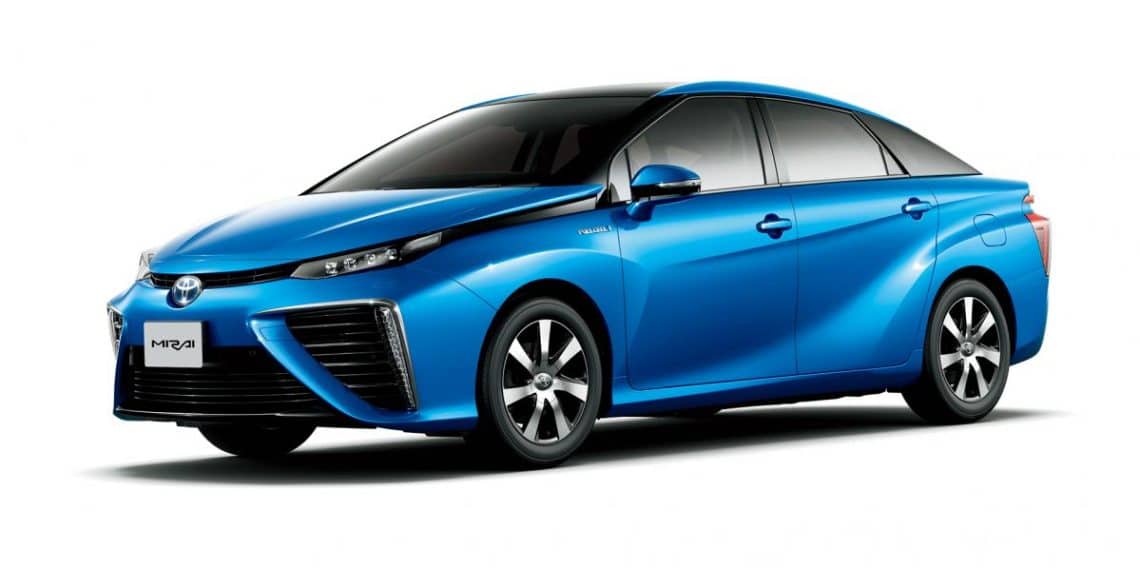 La Toyota Mirai, le modèle le plus courant actuellement en vente